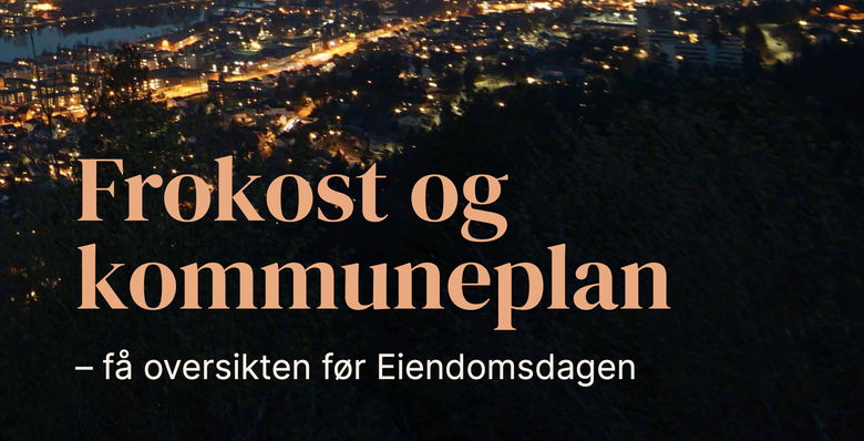 Frokostseminar som gir innsikt i kommuneplanens arealdel for Drammen